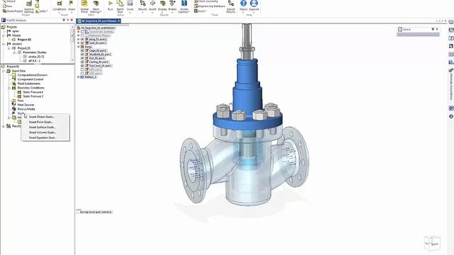 FloEFD™ для Solid Edge®: Расчёт потери давления. смотреть онлайн