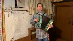 Дуня под гармонь. "Не успеет луна появится в небе". В старом доме с гармонью. Russian Folk Music.