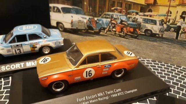 1:43 collection car DIORAMA FORD ESCORT MK1 rally смотреть онлайн