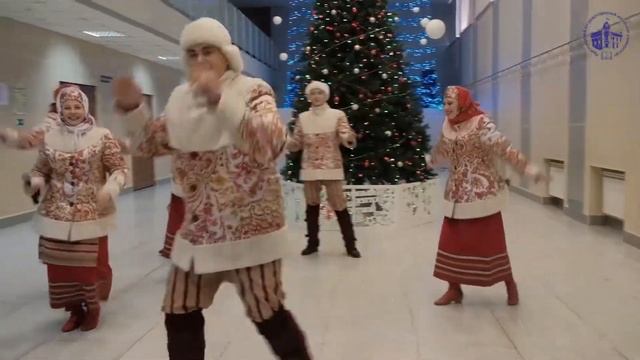 Красноярский ГАУ - "Зимушка, зима", Вокальный ансамбль "Беловодье" смотреть онлайн