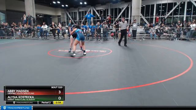 Middle School Girls 127 Alysia Kostecka Vandit Wrestling Academy Vs Abby Madsen Orofino Youth Wres смотреть онлайн