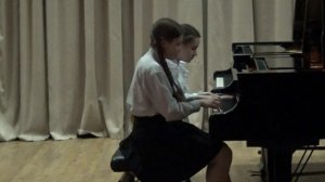 И. Дунаевский, увертюра к фильму «Дети капитана Гранта», переложение в 4 руки, М. Нюрберга.