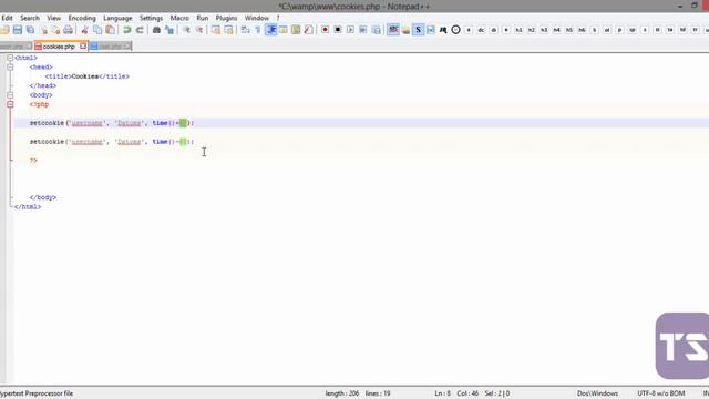 Deleting a cookie in PHP - Lecture 66 (PHP Tutorial) смотреть онлайн