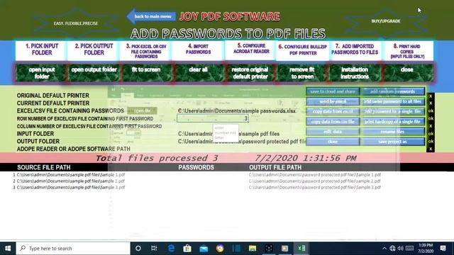How to add different passwords to multiple pdf files from excel or csv file смотреть онлайн