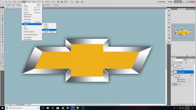 how to make a chevy logo in photoshop смотреть онлайн