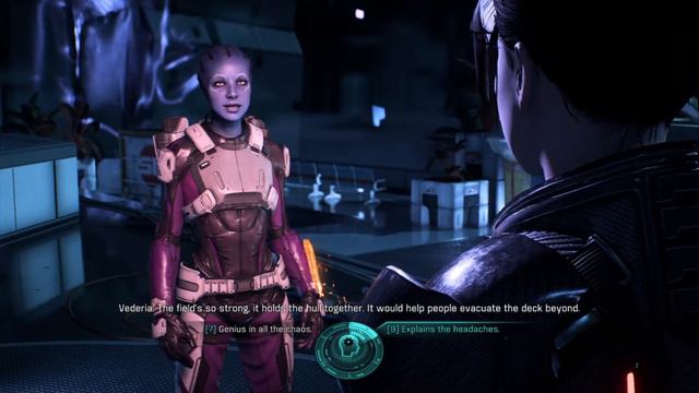 Mass Effect Andromeda Movie - 10 - Leusinia, the Asari Ark [60 FPS, no Subtitles] смотреть онлайн