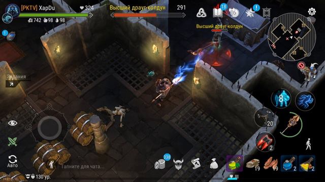 Мастер-Кузнец и Наковальня! НОВОЕ ОРУЖИЕ Огненный Арбалет! Frostborn: Action RPG смотреть онлайн