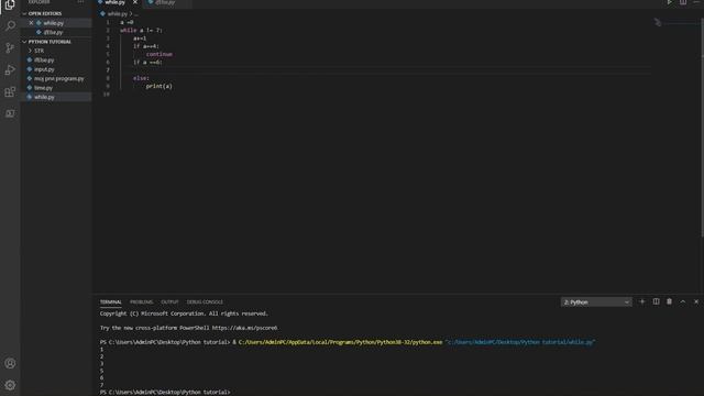 Python tutorial #7 | While смотреть онлайн