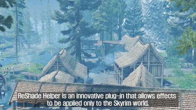 SKYRIM MOD I SSE ReShade Helper I SKSE Plugin I No ESP I Must Have Plugin For NextGen Shader