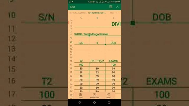 Creating master file an result generator using Ms-Excel. смотреть онлайн