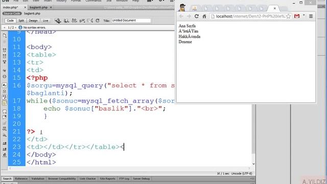 PHP ve MYSQL kullanarak Web Paneli Yapma - 2 смотреть онлайн