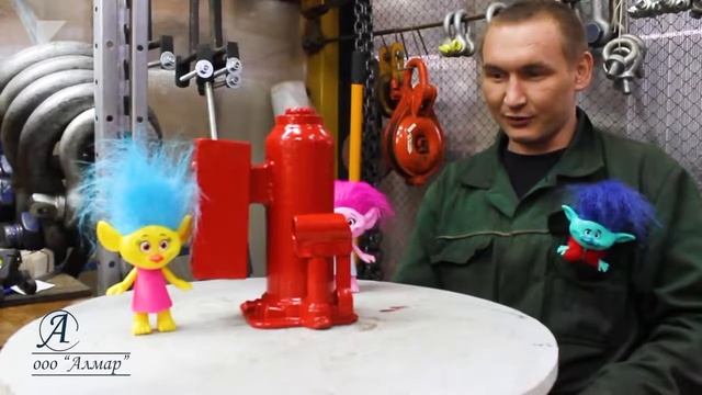 Горизонтальный гидравлический домкрат смотреть онлайн