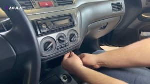 Установка 9-дюймовой магнитолы в Mitsubishi Lancer IX 2007