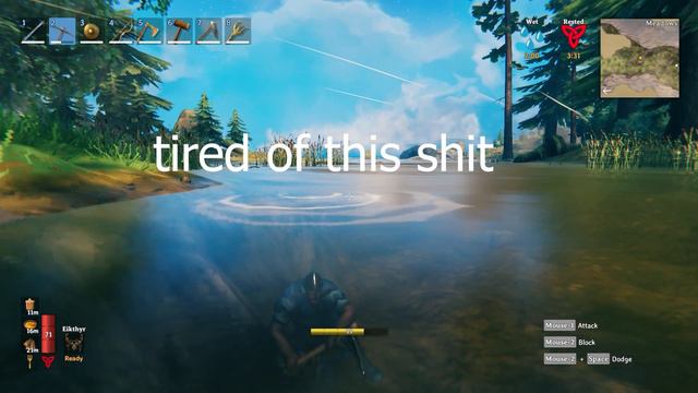 Valheim: Building a Canal to My Base *immense pain* смотреть онлайн