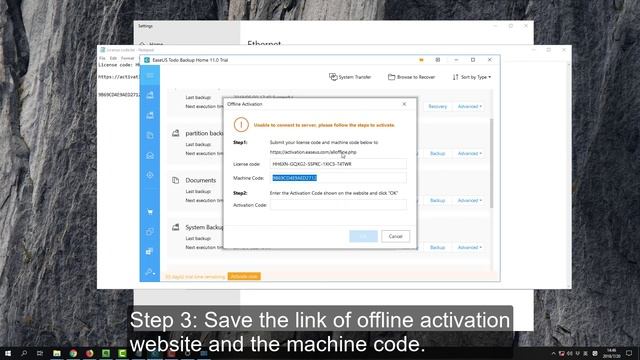 Offliine activation of EaseUS Todo Backup смотреть онлайн