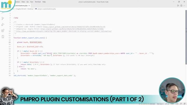 PAID MEMBERSHIP PRO Plugin Customisation (1/2) Calculating Dates PHP смотреть онлайн