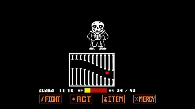 Undertale Sans boss fight (Bad Time Simulator) смотреть онлайн
