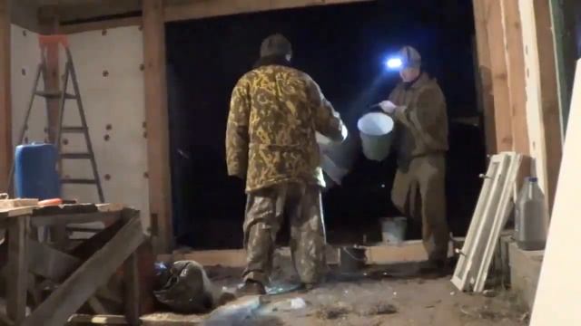 Как быстро делать замес бетона Гараж своими руками смотреть онлайн