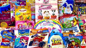 20 СЮРПРИЗОВ В ПАКЕТИКАХ МАША и Медведь, POPPY PLAY TIME, ТРИ КОТА, МАРВЕЛ, MARVEL, Тачки, WOW PET