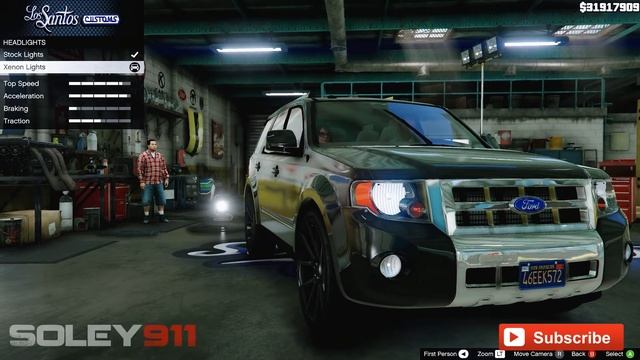Ford Escape tuning ? GTA V ☢ Redux Extreme Graphics !!! смотреть онлайн