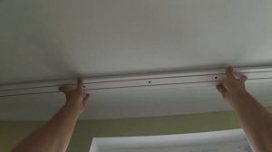 Крепим Карниз на Жидкие гвозди к потолку!! + дюбеля Бабочки. ГКЛ без закладных.(монтаж,установка)