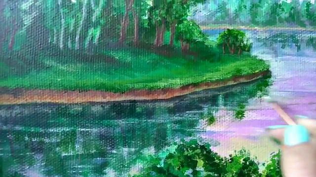 Преображение реки на картине смотреть онлайн