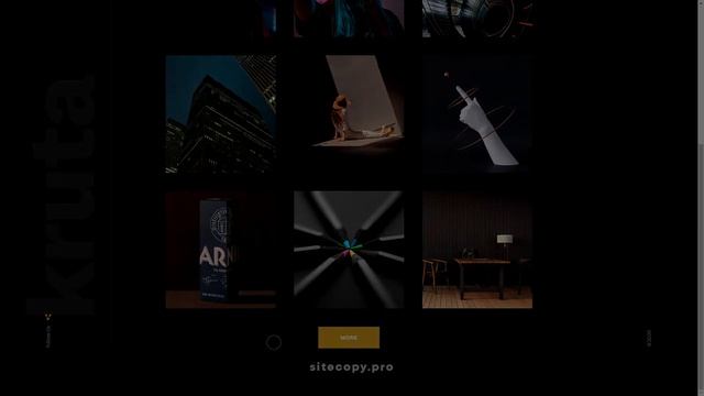 Потрясающий сайт для стильного фотографа смотреть онлайн