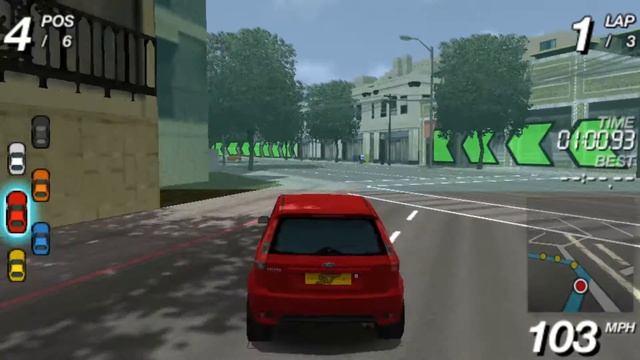 Ford Street Racing: L.A. Duel - PSP Gameplay смотреть онлайн