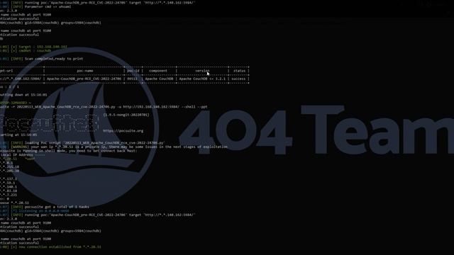 Apache CouchDB Unauthorized RCE Vulnerability (CVE-2022-24706) смотреть онлайн