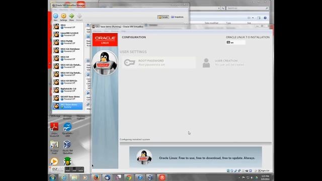 Oracle Enterprise Linux 7 install on VirtualBox смотреть онлайн