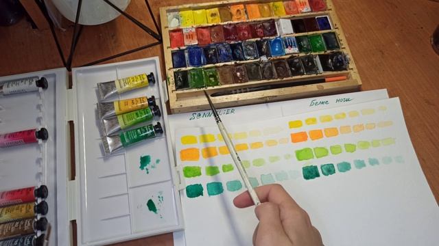 разбор Sennelier акварель #акварель