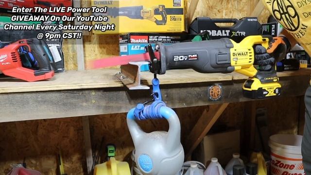 Test #4! FLEX 24V Recip Vs. KOBALT Makita DeWALT Milwaukee & Metabo On A 3” Steel I-Beam!