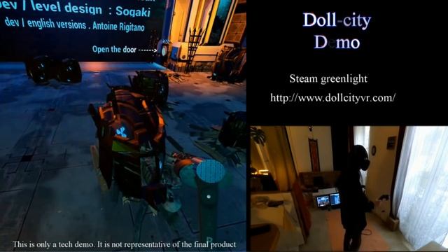 Doll city demo Htc Vive preview unreal Engine 4 смотреть онлайн