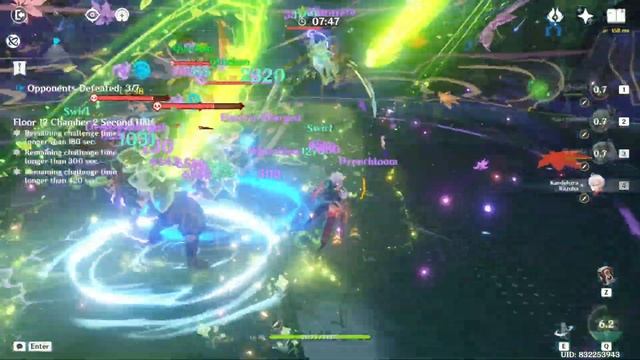 C0 Wanderer Fischl Carry x C0 Tighnari Spread - Spiral Abyss 3.6 | Floor 12 9 Stars | Genshin Impac смотреть онлайн