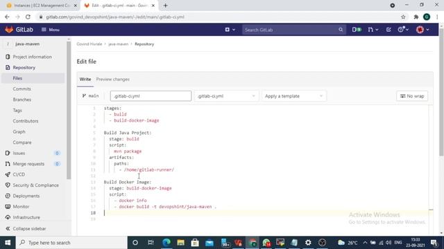 #5:Build Docker Image using GitLab CI in Hindi (हिंदी) | Build Docker Image in GitLab CI смотреть онлайн