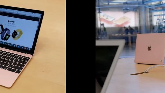 Ảnh MacBook Retina 12 Inch Phiên Bản Vàng Hồng