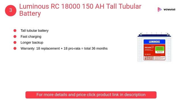 Best Inverter Batteries in India: Complete List with Features, Price Range & Details - 2019 смотреть онлайн