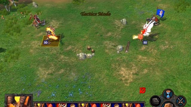 50 Archangel VS 50 Devil - Duel - Heroes of might and magic 5 Tribes of the east смотреть онлайн