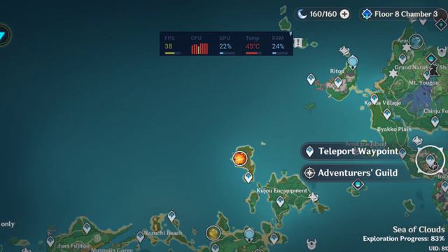 Genshin Impact in Samsung Galaxy A52s 5G after Update One UI 4.1 (GOS Disabled) смотреть онлайн