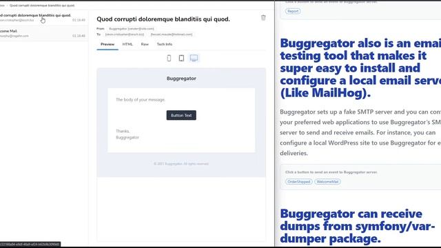 Buggregator 2.0 demo preview смотреть онлайн