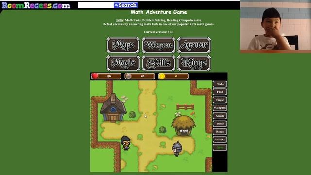 Aadit plays 'Math Quest 2' on RoomRecess смотреть онлайн