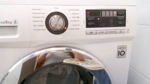 окончание стирки  на стиральной машины LG F1096ND3