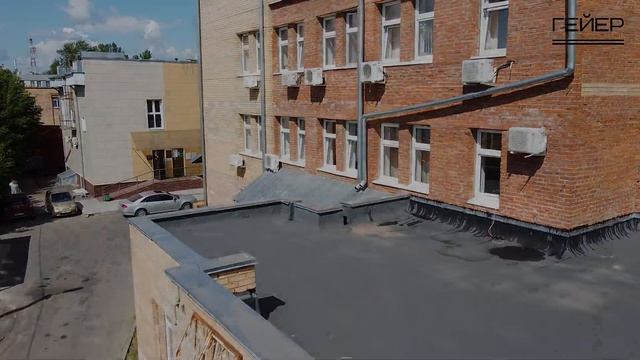 Ремонт крыши (Пристройка, Детская поликлиника г. Клин) смотреть онлайн