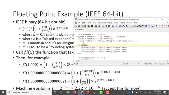 Advanced Floating-Point Round-off Example смотреть онлайн