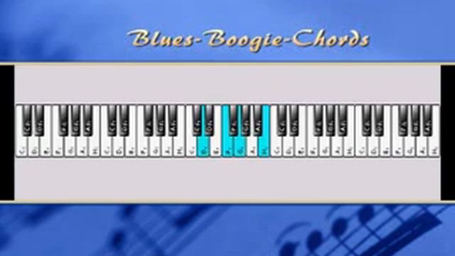 Blues Boogie Akkorde C7 / C6 / F7 / G7 - Boogie Woogie Tutorial смотреть онлайн