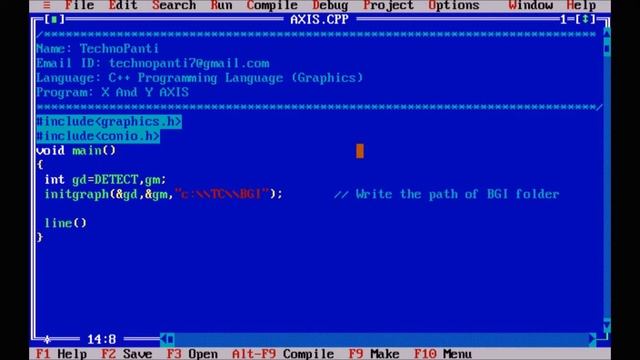 HOW TO DRAW X AND Y AXIS IN COMPUTER GRAPHICS (C++ PROGRAMMING) смотреть онлайн