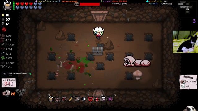 [#350] Иден стрик на 4 Цели | Рвотный корень | The Binding of Isaac: Repentance смотреть онлайн