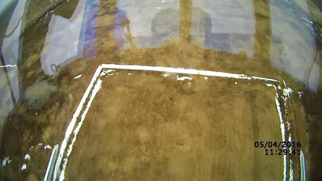 Нижний Новгород - посадка. Вид из штурманской кабины Ту-134 А