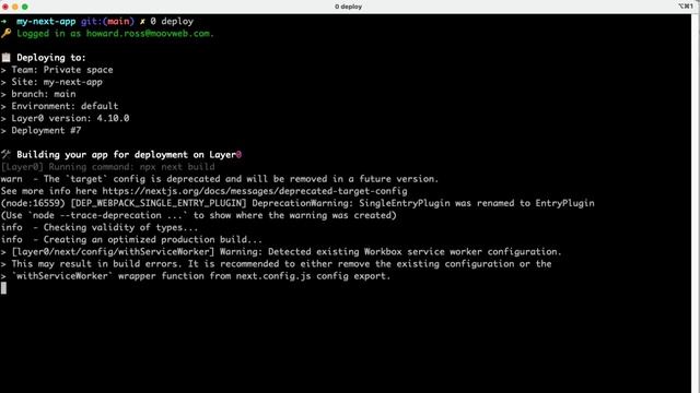Deploying via CLI - Layer0 смотреть онлайн