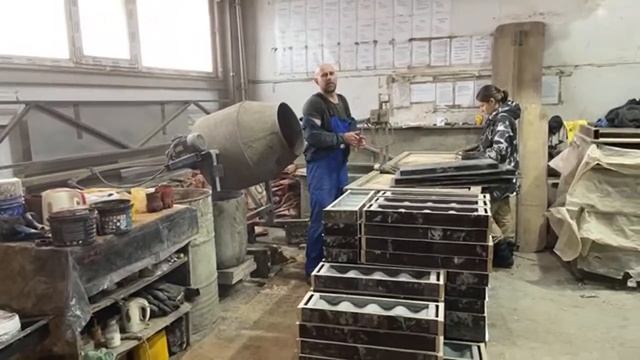 Технология «Мрамор из бетона» – партнёр из Набережных Челнов опробовал своё сырьё на практике смотреть онлайн